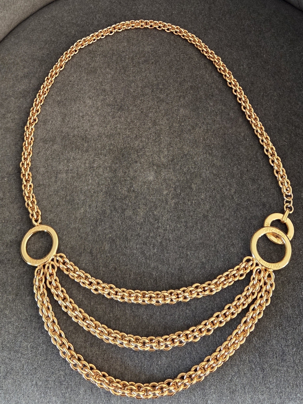 Paloma Picasso Gilt Tier Chain Belt